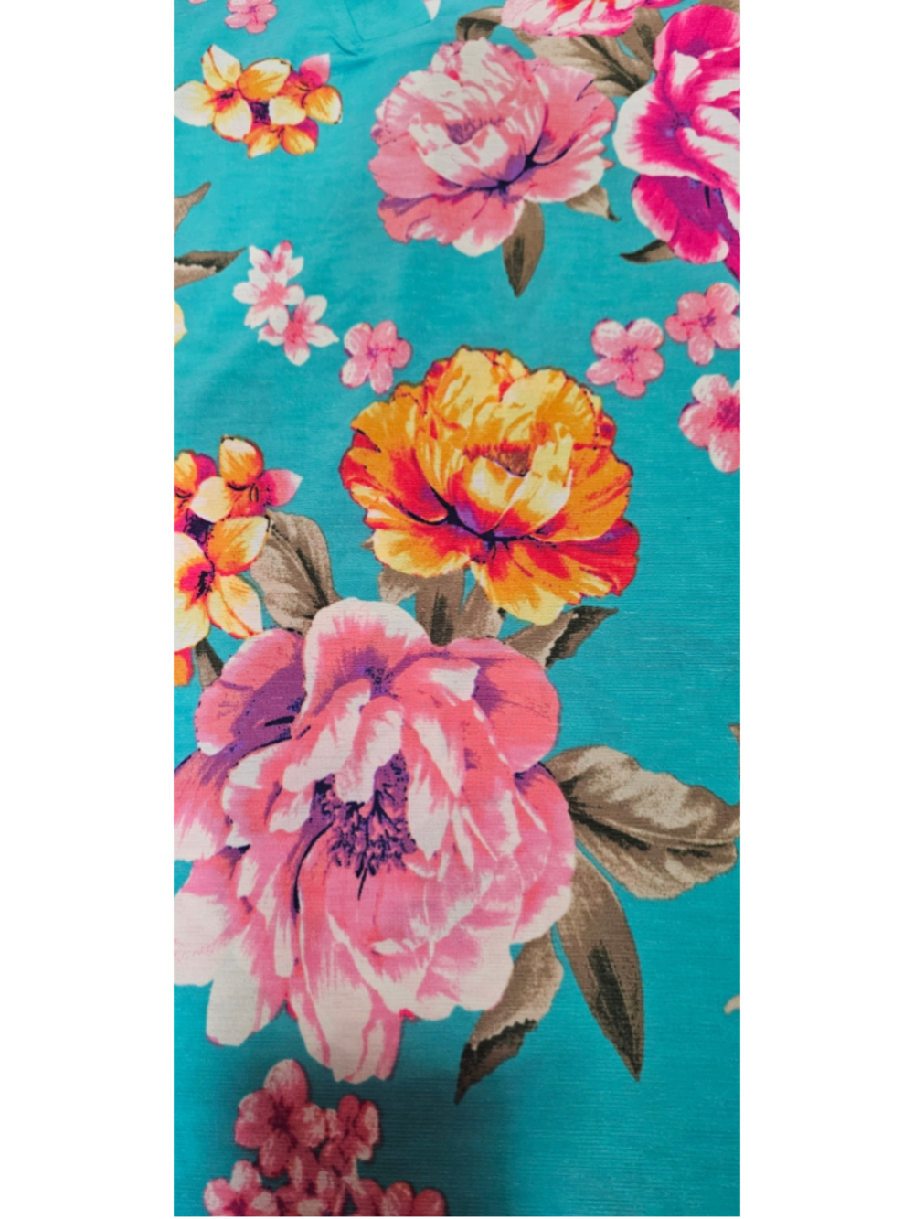 Women's Dear Scarlett Floral Lizzy Blouse Size XL Blue Pink - Picture 2 of 2